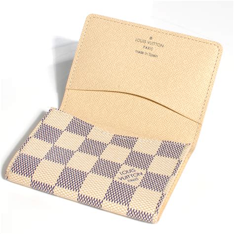 louis vuitton damier card holder.